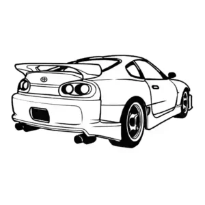 דף צביעה של טויוטה סופרה GT2 2004